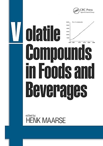 Volatile Compounds in Foods and Beverages - Hardback
