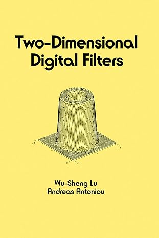 Two-Dimensional Digital Filters - Hardback