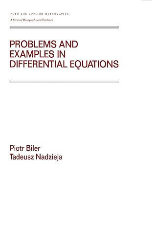 Problems and Examples in Differential Equations - Hardback