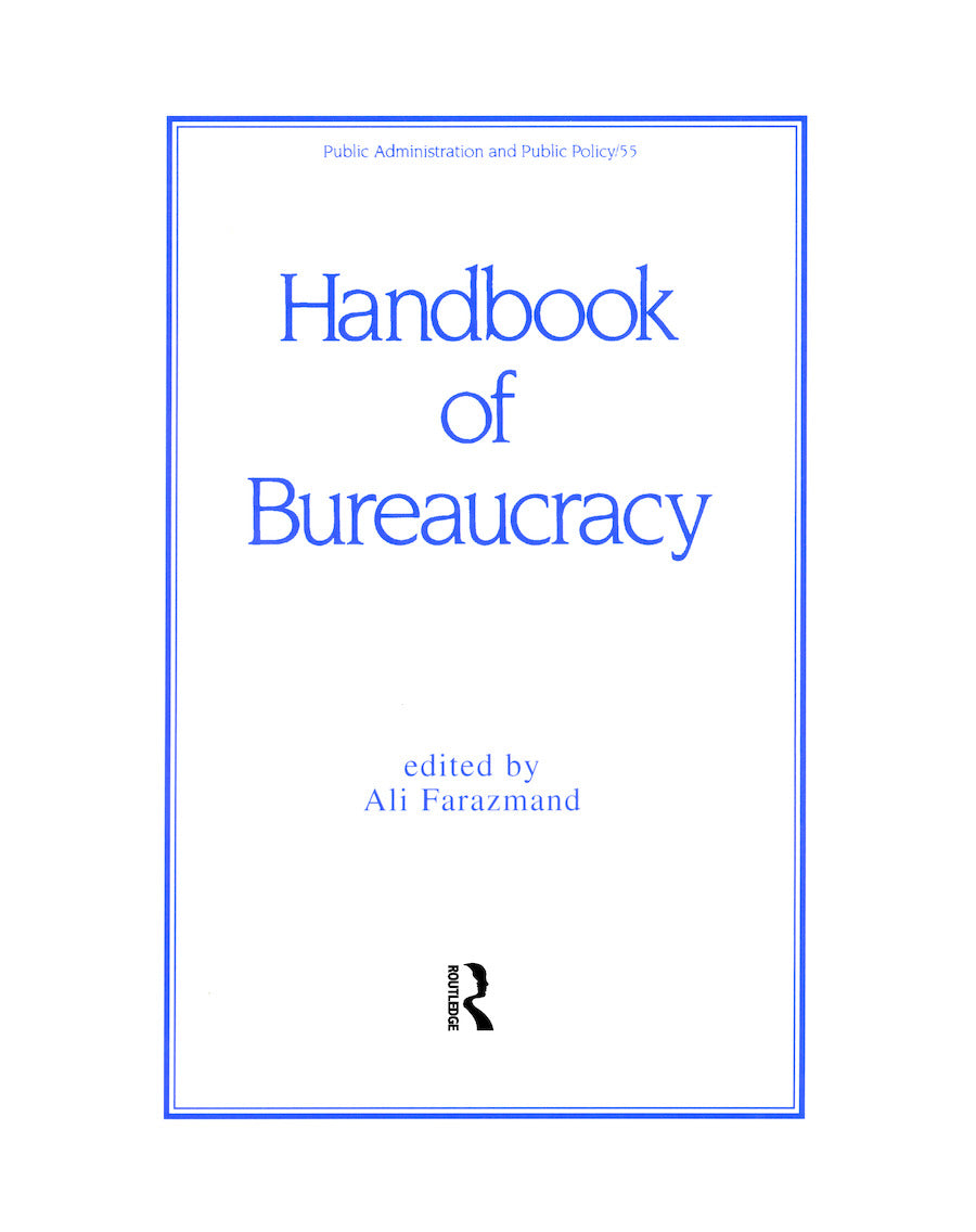 Handbook of Bureaucracy