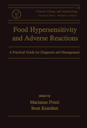 Food Hypersensitivity and Adverse Reactions