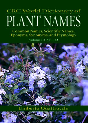 CRC World Dictionary of Plant Nmaes