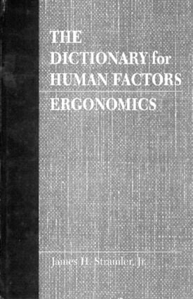 Dictionary for Human Factors/Ergonomics