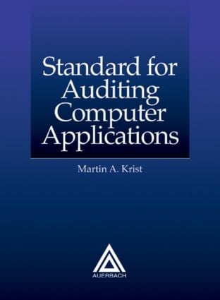 Standard for Auditing Computer Applications