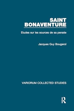Saint Bonaventure - Hardback
