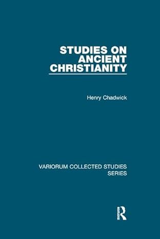 Studies on Ancient Christianity - Hardback