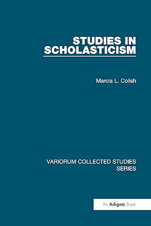 Studies in Scholasticism - Hardback