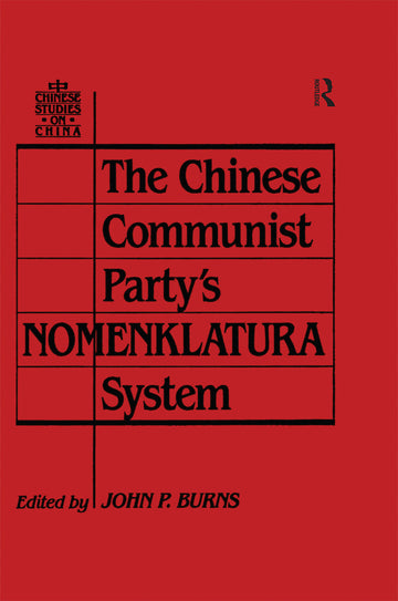 Chinese Communist Party's Nomenklatura System