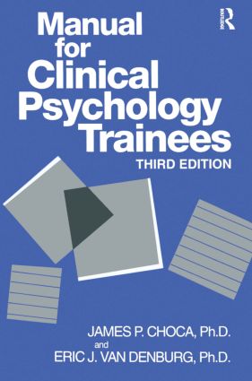 Manual For Clinical Psychology Trainees