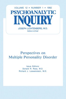 Multiple Personality Disorder