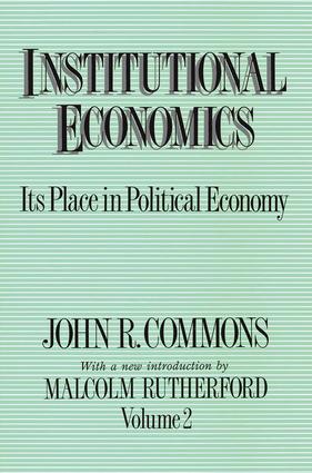 Institutional Economics