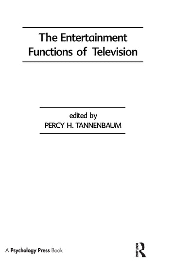 Entertainment Functions of Television
