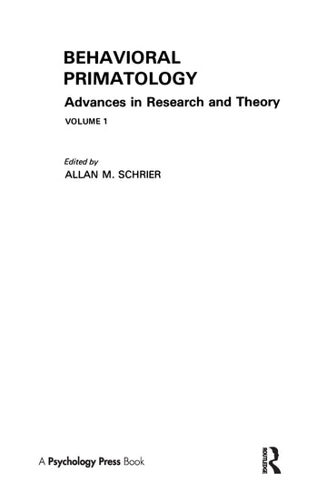 Behavioral Primatology