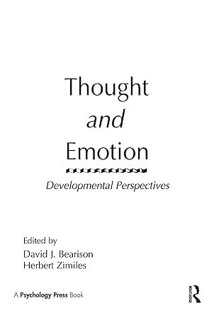 Thought and Emotion - Hardback