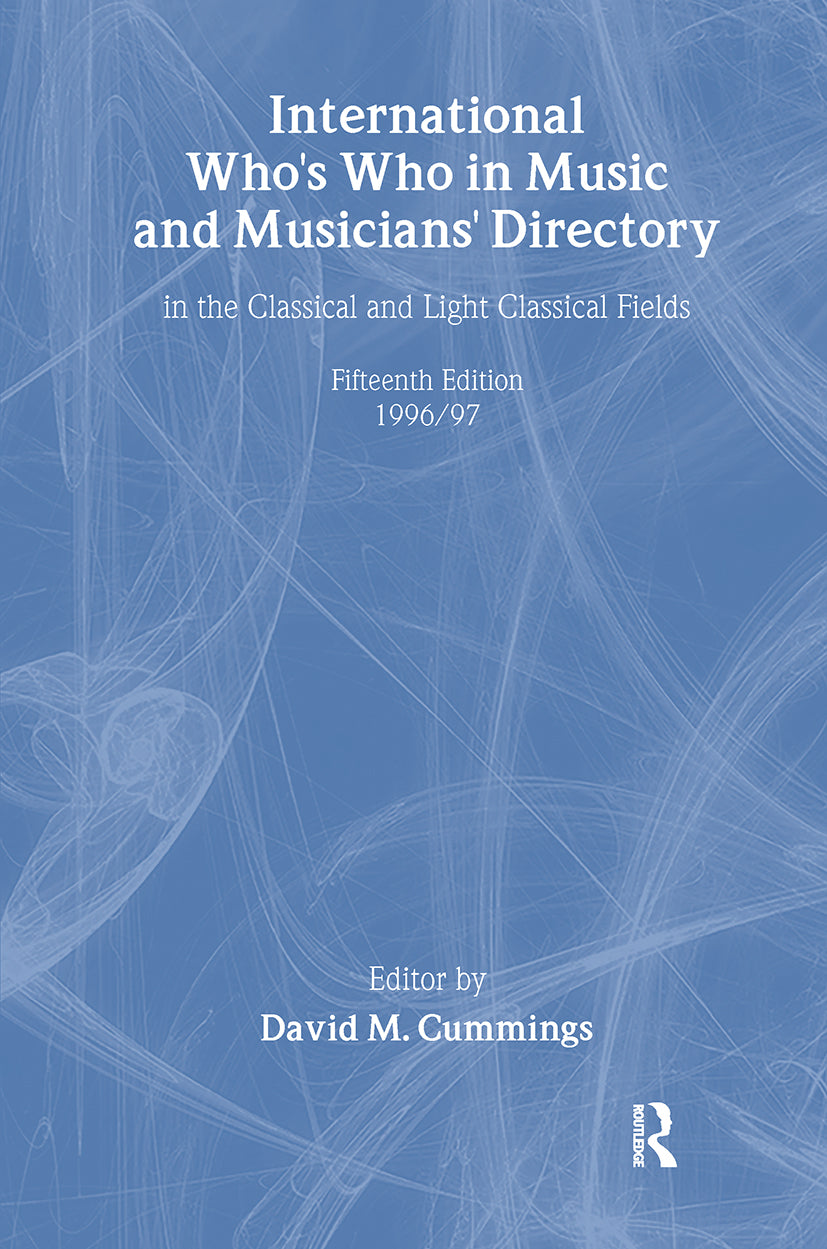 Intl Whos Who Music&Ency Ed15