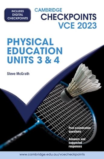 Cambridge Checkpoints VCE Physical Education Units 3&4 2023