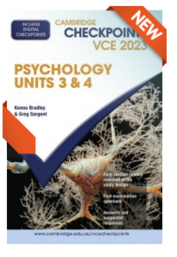 Cambridge Checkpoints VCE Psychology Units 3&4 2023