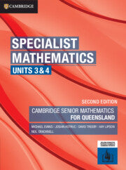 THIS IS NOT A PHYSICAL BOOK - Specialist Mathematics Units 3&4 for Queensland 2ed Digital Code