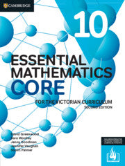 THIS IS NOT A PHYSICAL BOOK - Essential Mathematics CORE for the Victorian Curriculum 10 2ed Digital Code
