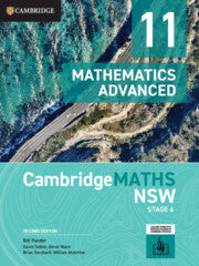 THIS IS NOT A PHYSICAL BOOK - CambridgeMATHS Stage 6 Mathematics Advanced Year 11 2ed Digital Code