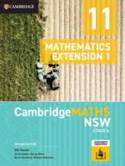 THIS IS NOT A PHYSICAL BOOK - CambridgeMATHS Stage 6 Mathematics Extension 1 Year 11 2ed Digital Code