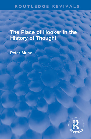 Place of Hooker in the History of Thought
