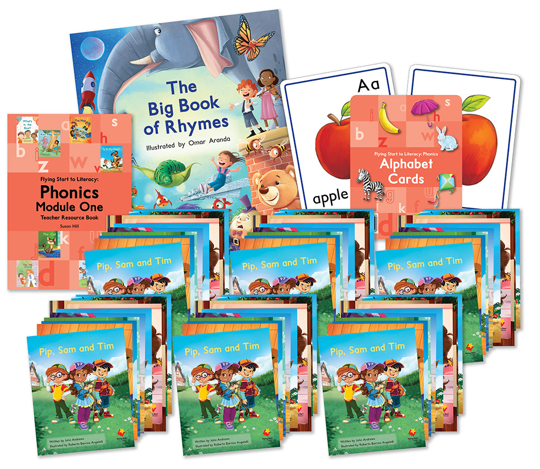 Flying Start to Literacy Phonics Module 1 Complete Classroom Pack