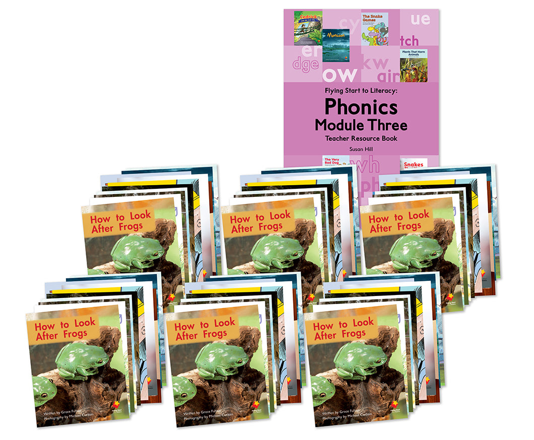 Flying Start to Literacy Phonics Module 3 Complete Classroom Pack