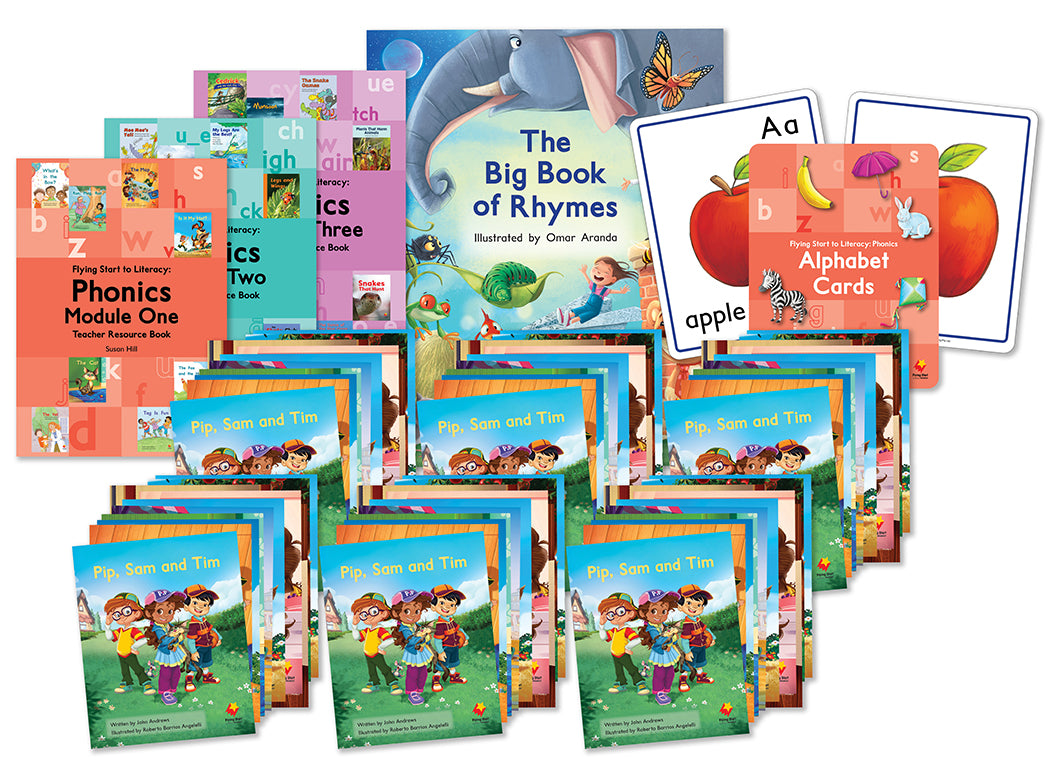 Flying Start to Literacy Phonics Program Classroom Pack
