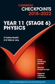 Checkpoints Yr 11 Sg 6 Physics 2018-22