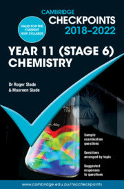 Checkpointss Yr 11 Stg 6 Chem 2018-22