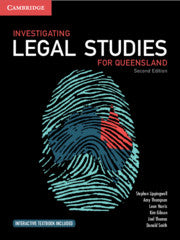 Investigating Legal Studies for Queensland 2ed