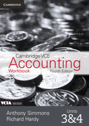Cambridge VCE Accounting Units 3&4 4ed Wkbk