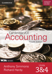 Cambridge VCE Accounting Units 3&4 4ed Print Bdl