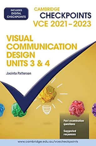 Checkpoints VCE Vis Comm 2021-23