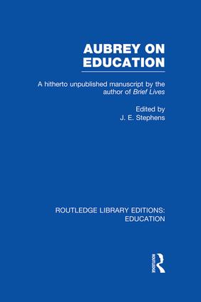 Aubrey on Education