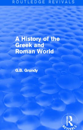History of the Greek and Roman World (Routledge Revivals)