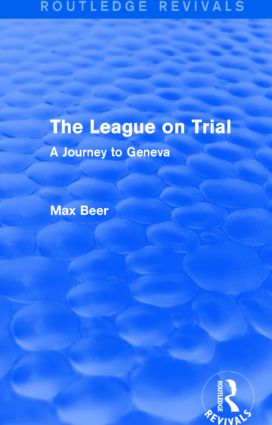 League on Trial (Routledge Revivals)