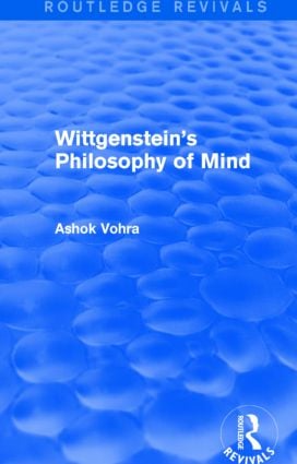 Wittgenstein's Philosophy of Mind (Routledge Revivals)