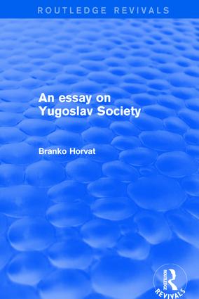 Essay on Yugoslav Society