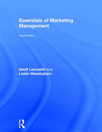 Essentials of Marketing Management