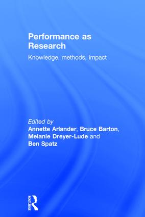 Performance as Research
