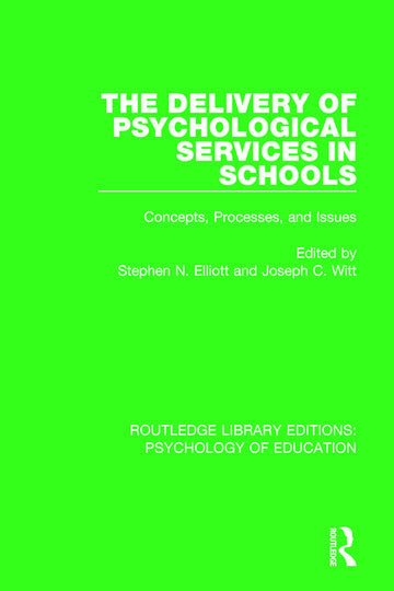 Delivery of Psychological Services in Schools