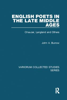 English Poets in the Late Middle Ages