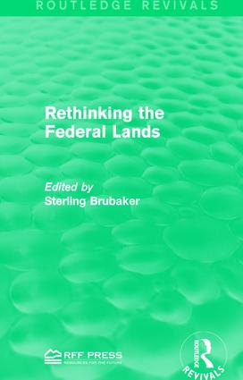 Rethinking the Federal Lands