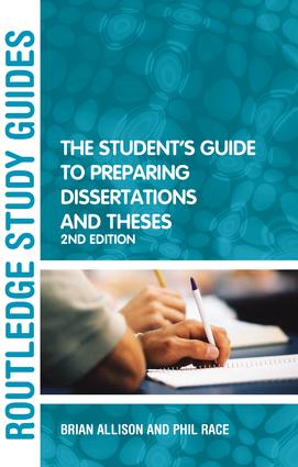 Student's Guide to Preparing Dissertations and Theses