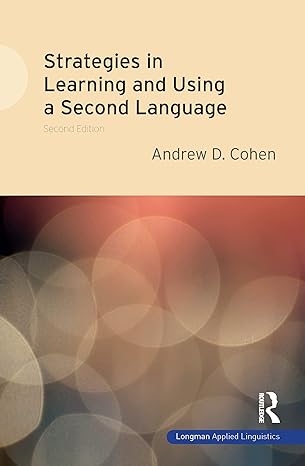 Strategies in Learning and Using a Second Language - Hardback