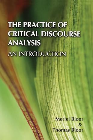 Practice of Critical Discourse Analysis: an Introduction - Hardback
