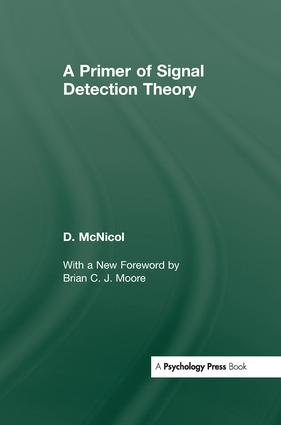 Primer of Signal Detection Theory