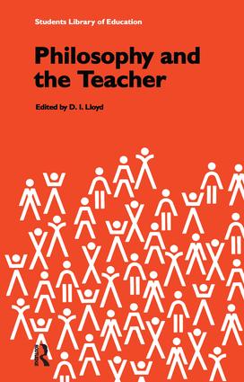Philosophy and the Teacher